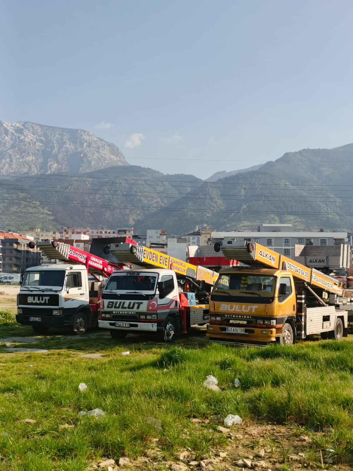 Alkan Mobil Asansör araç filosu